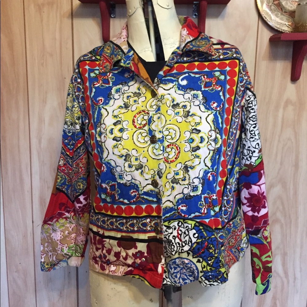 XL Boho style jacket